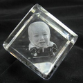 3D Photo Crystal Cube (Engraved)